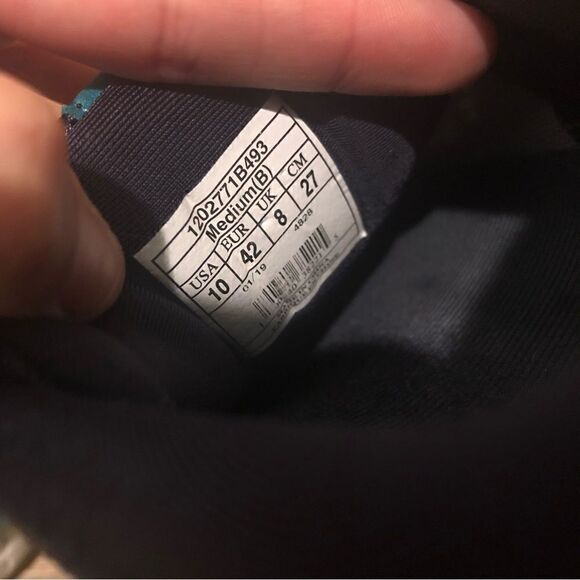 BROOKS ghost navy blue athletic training running shoes sneakers sz 10 women’s - Picture 4 of 7